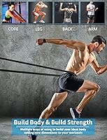 Vista 4 de Pull Up Bands, Resistance Bands, Pull Up Assistance Bands Set for Men & Women, Exercise Workout Bands for Working Out, Body Stretching, Physical