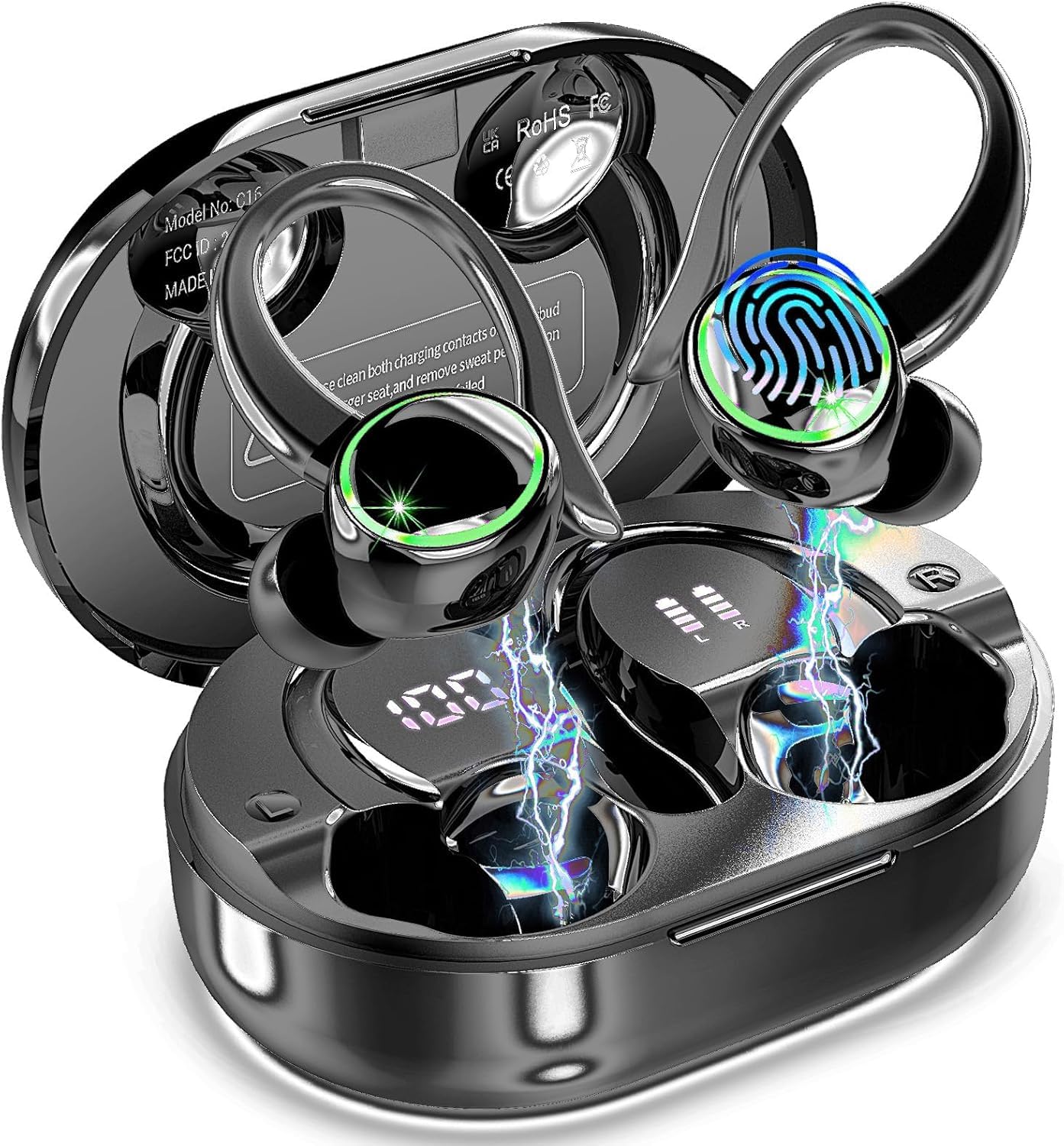 Photo 1 of Matast Wireless Earbuds Bluetooth 5.4