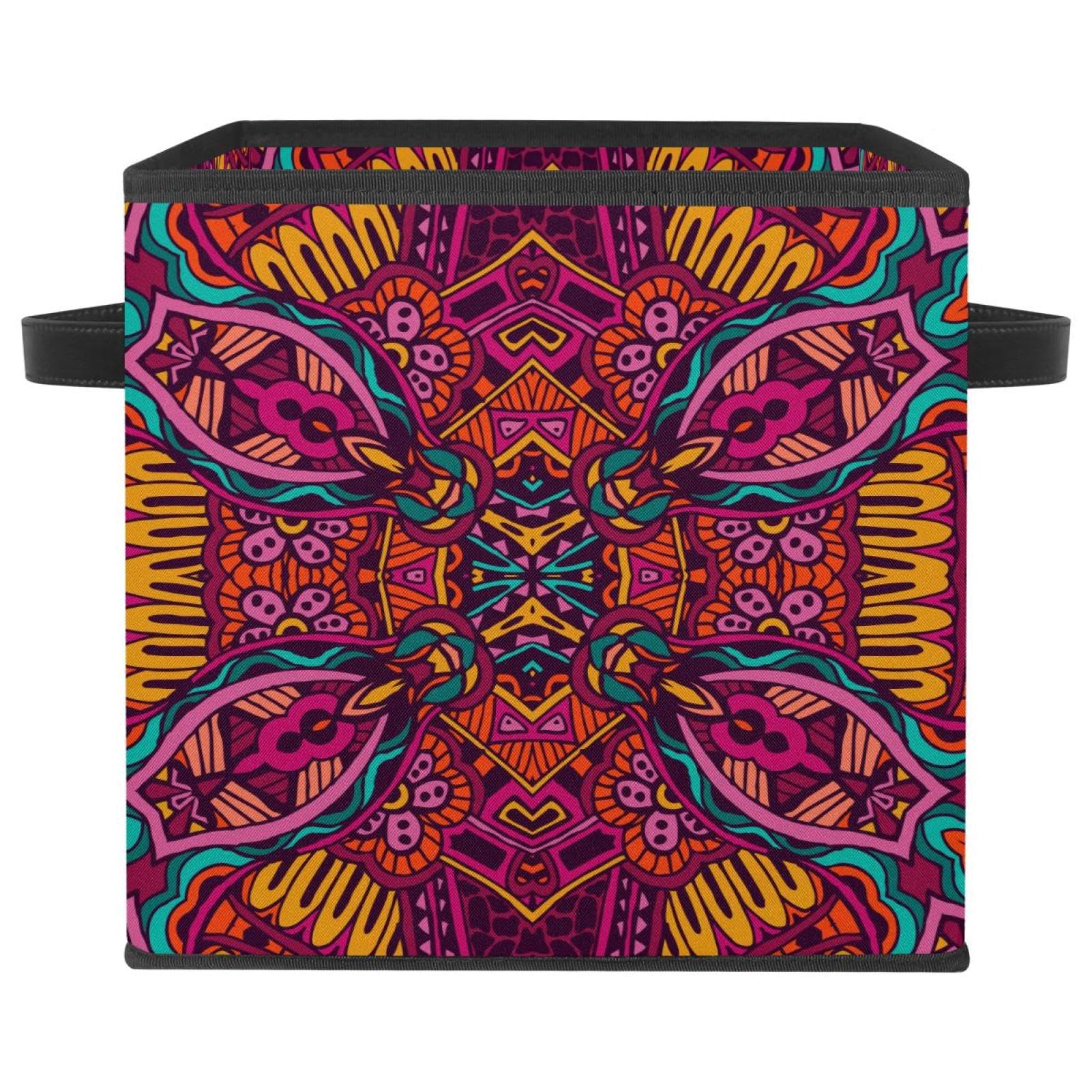 Panier de rangement en tissu cube organisateur pour jouets et livres