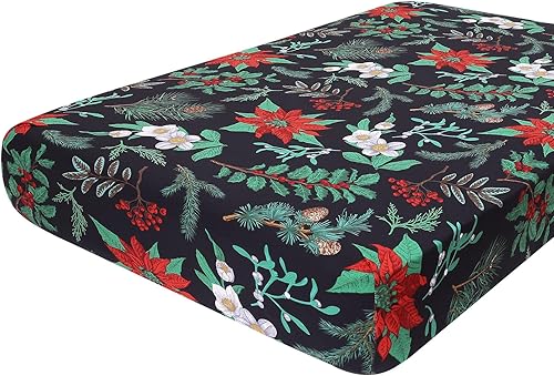 Miniatura 54 de hyha Fundas de cojín de sofá estampadas, fundas de sofá florales lavables para sofá de 3 cojines, fundas de cojín elásticas con patrón de Rojo y