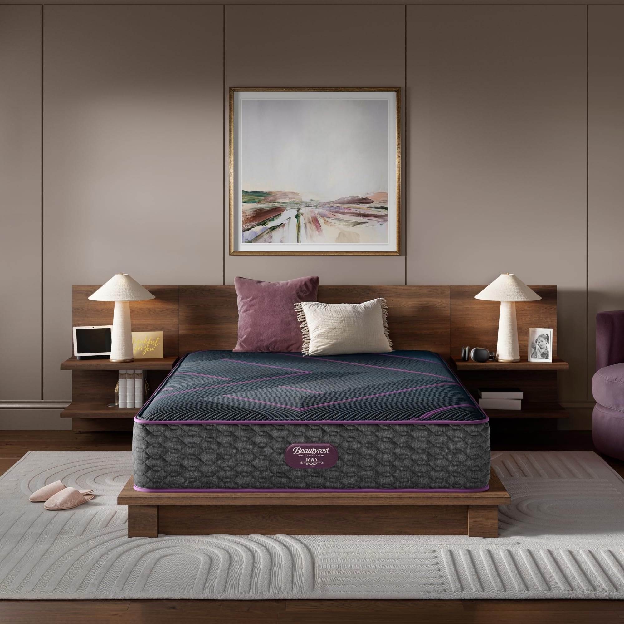 Photo 1 of Beautyrest World Class Level Three Plush Hybrid Queen Mattress