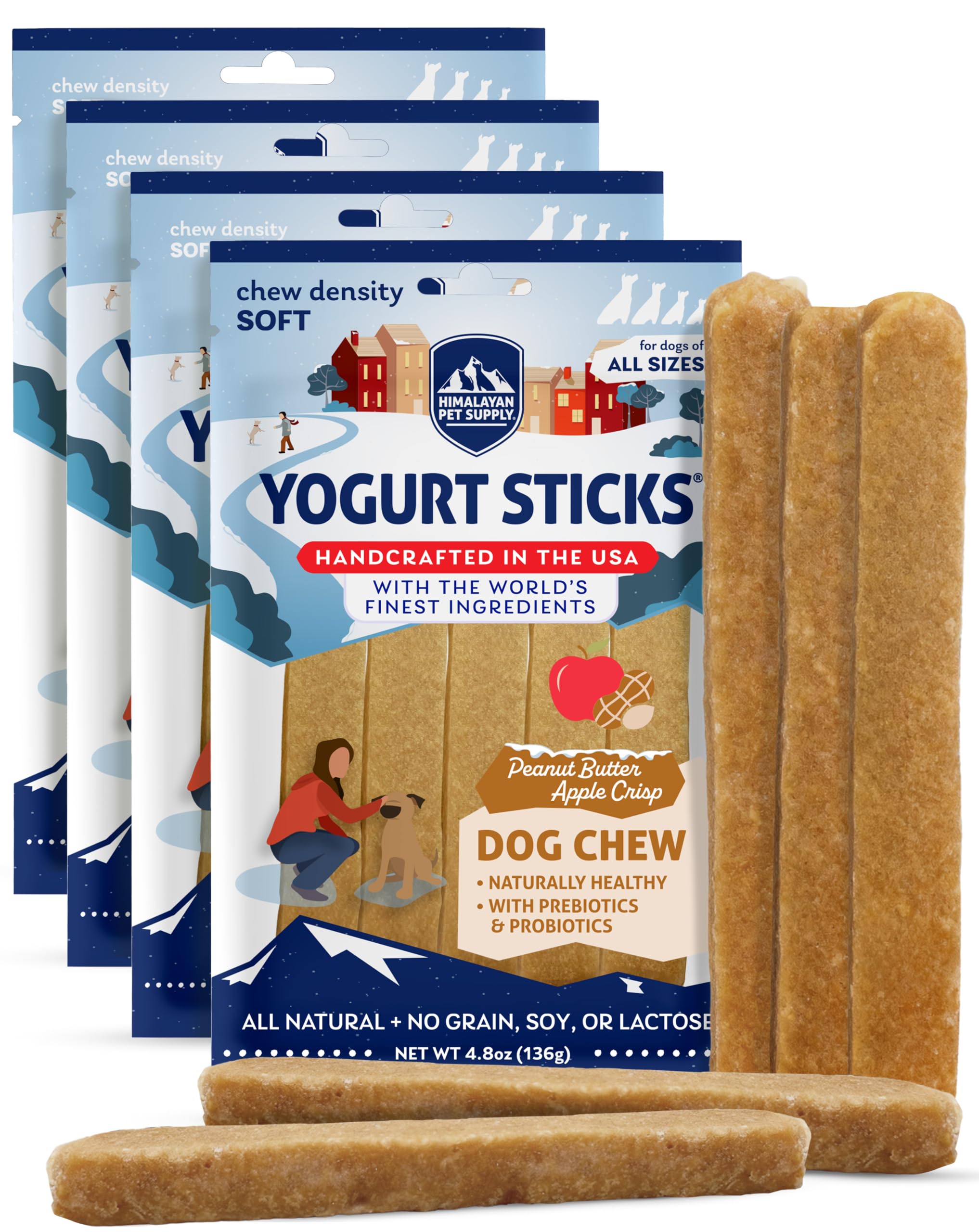 Himalayan Dog Chew Yogurt Sticks - Apple Crisp 20 Sticks