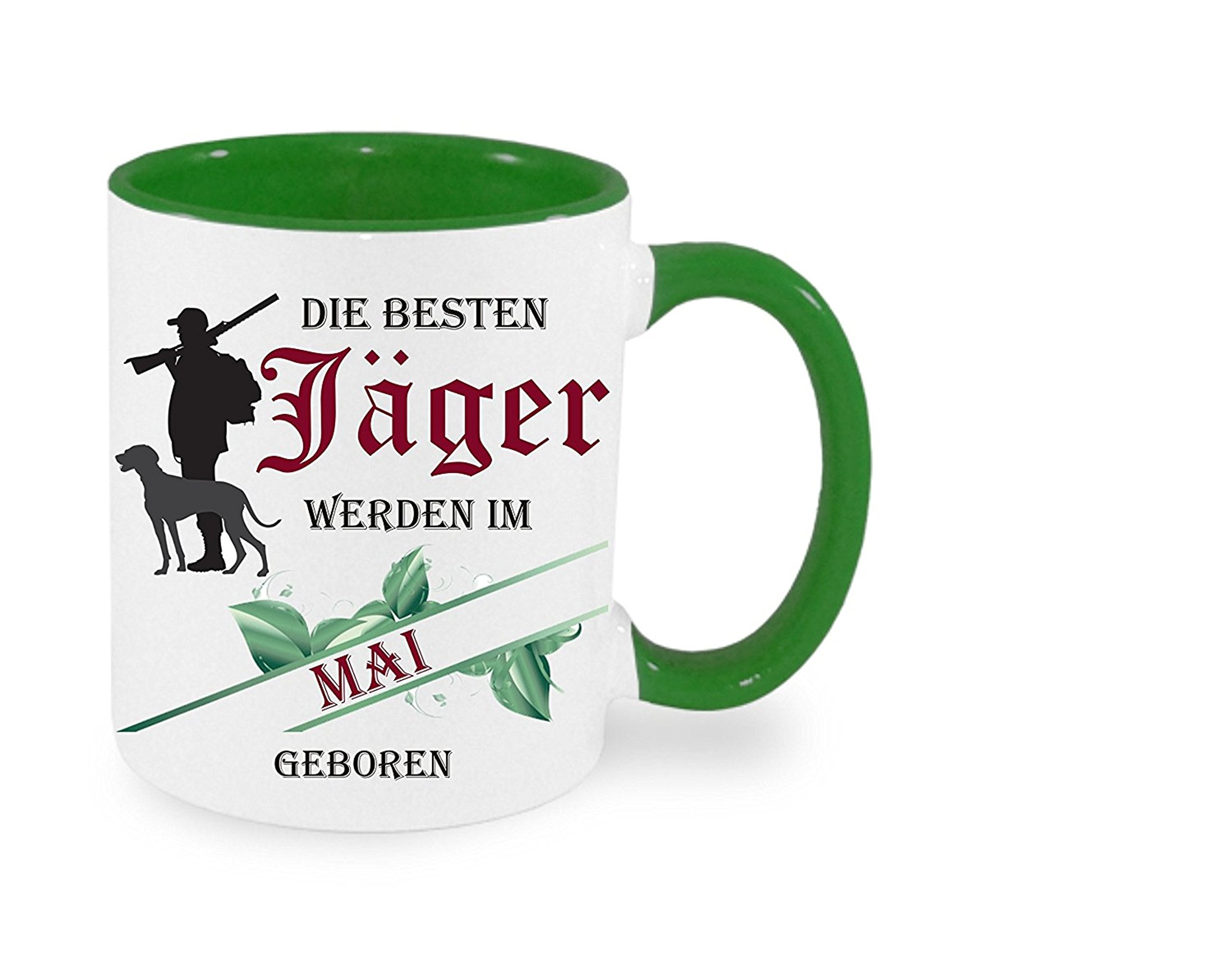 Individuelle Kaffeetasse „Die Besten Jäger Werden Im Mai Geboren“ – Personalisierbar