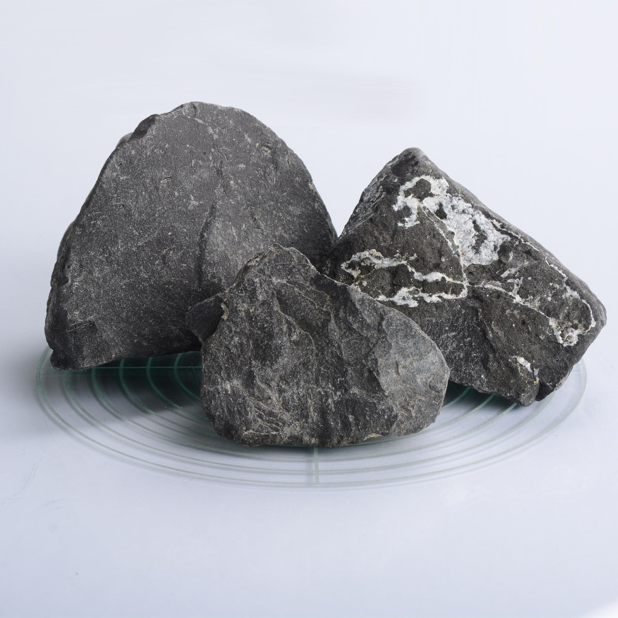 Schicker Mineral Basalt Gabionensteine anthrazit 25 kg, Bruchsteine, Steine für Gabionen, Gabionenfüllung für Gabionenzäune, Steinkörbe (60-120)