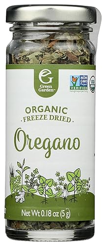 GREEN GARDEN Orégano orgánico liofilizado 018 oz