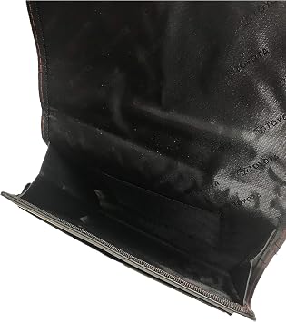 Toyota Genuine Leather RFID Protected Unisex Adults Car Owner's Wallet Portfolio, Black, Minimalist, Embossed, Zipper Closure, 9x7.5x0.5 inches