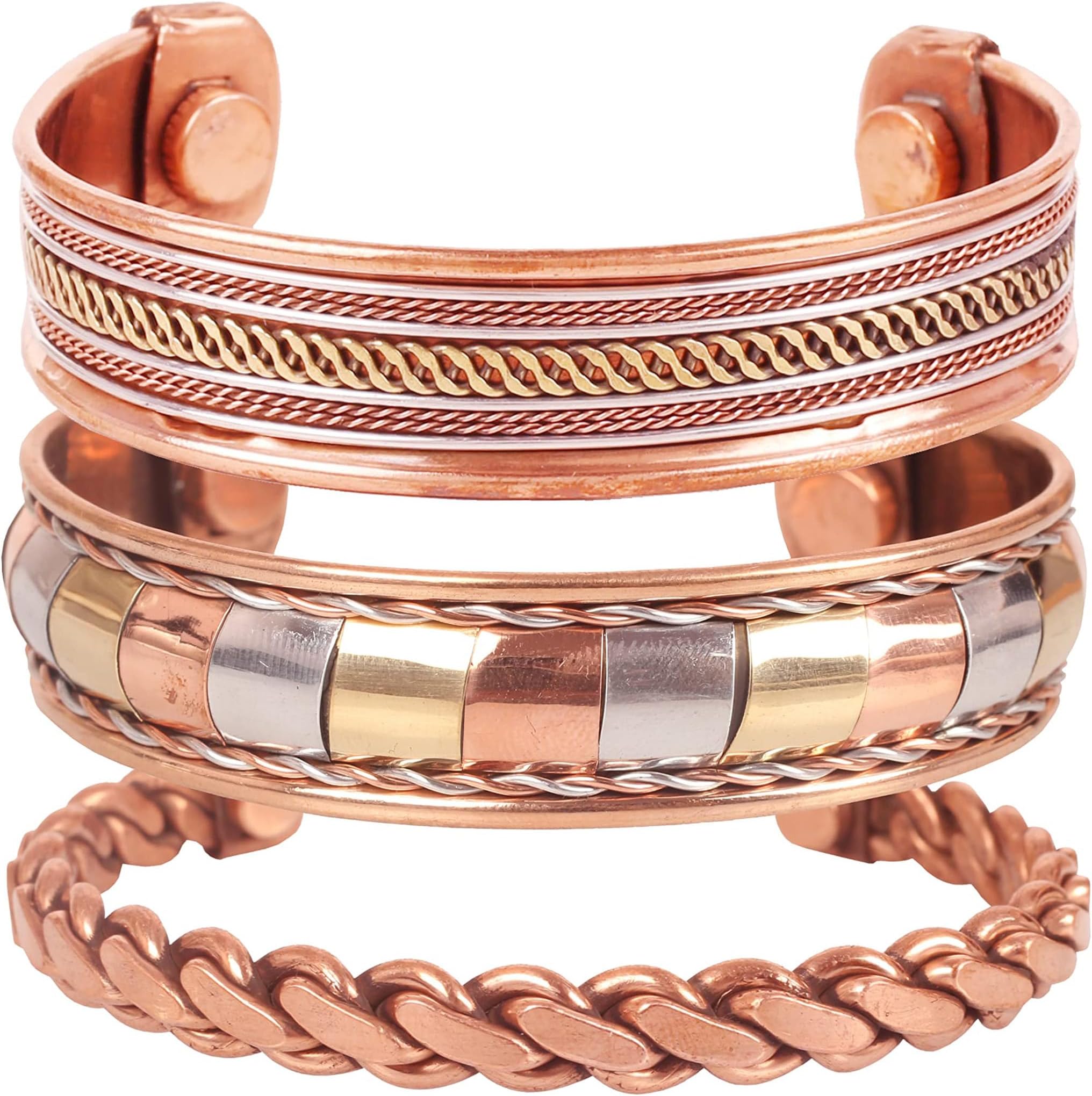 TouchstoneIndian Art International Buddha Name Magnetic Healing Sensor Pacifier Tibetan Spiritual Aroma Rope Pattern Zig Zag Designer Jewelry Bracelet for Men Women