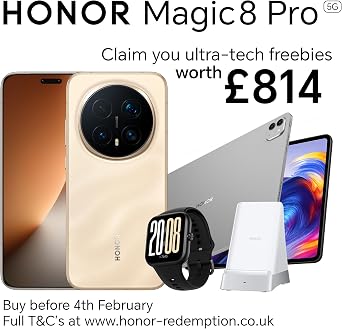 HONOR Magic8 Pro Snapdragon 8 Elite Gen 5 12GB RAM 512GB ROM 5G Smartphone