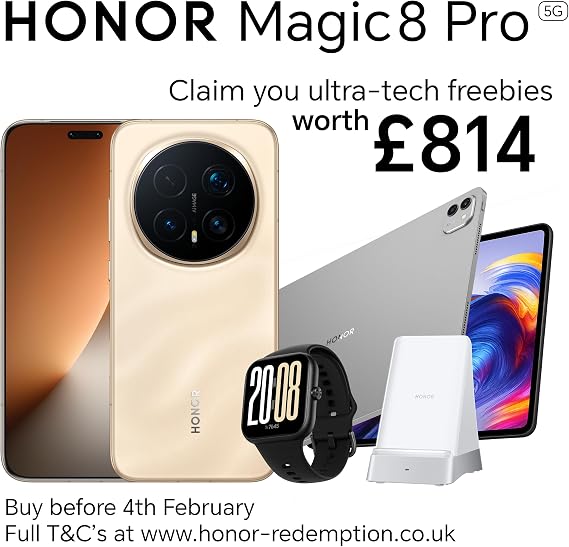 HONOR Magic8 Pro Snapdragon 8 Elite Gen 5 12GB RAM 512GB ROM 5G Smartphone