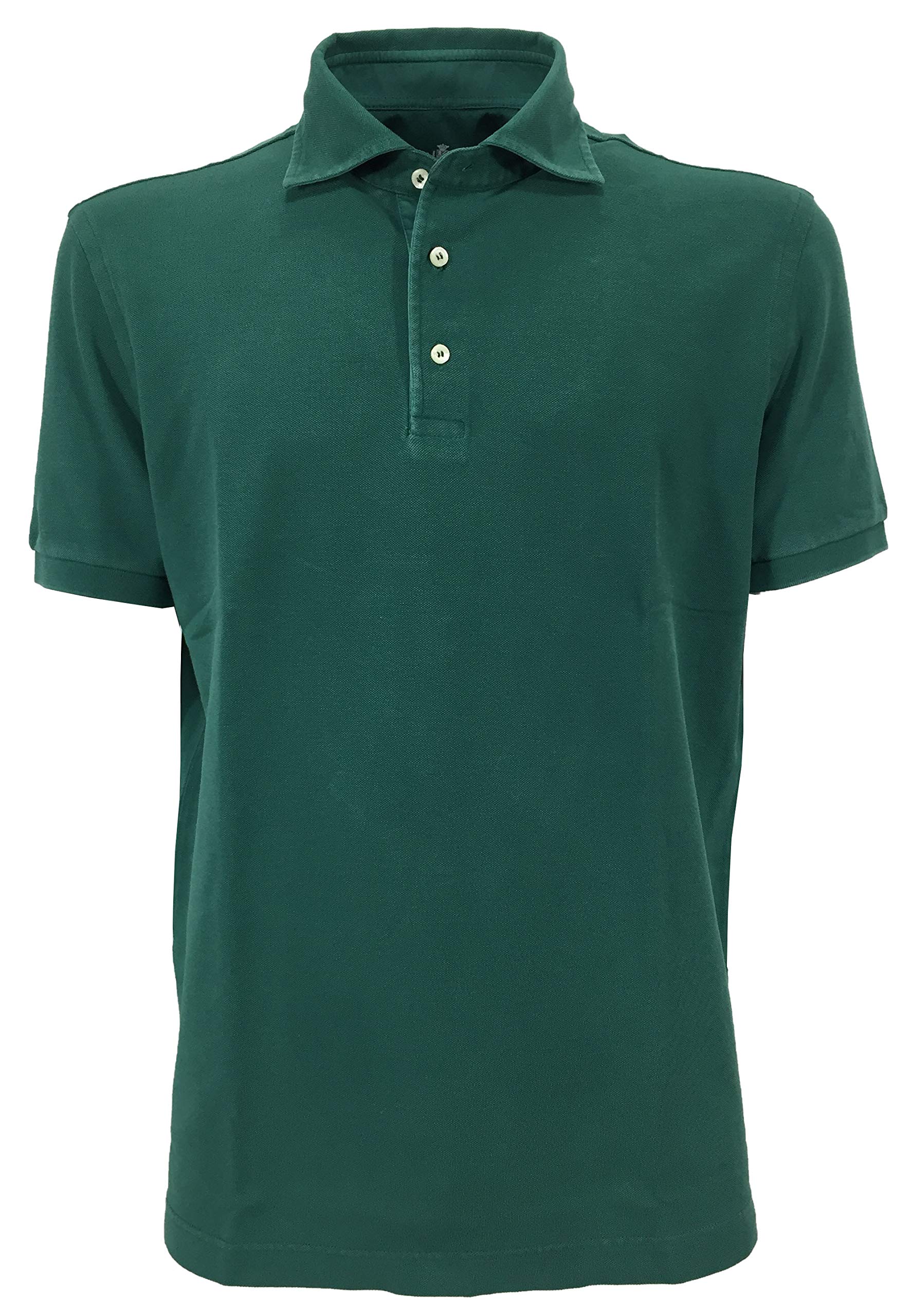 Polo Uomo Mezza Manica Piquet Alloro 41/201A 100% Cotone Made in Italy