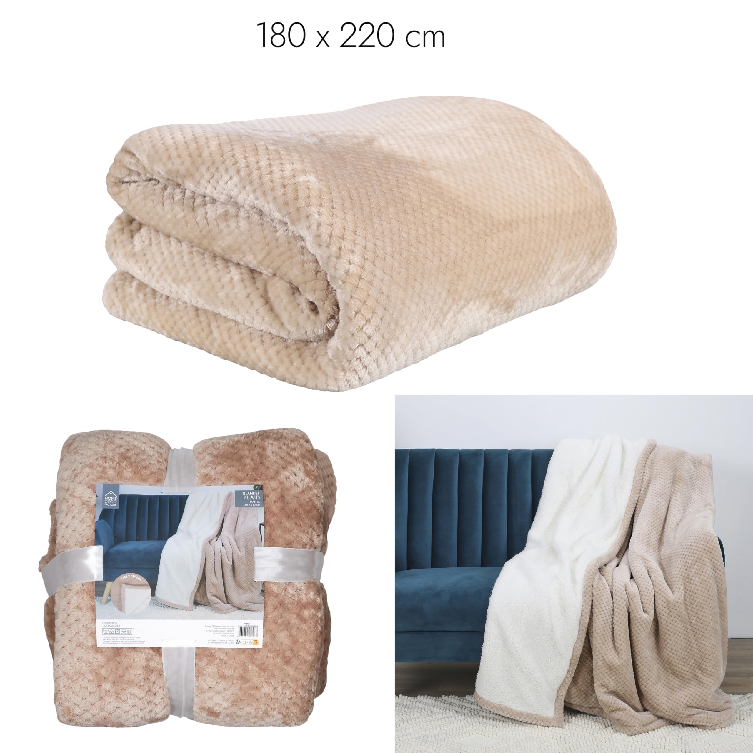 HOME DECO FACTORY Dokumentenablage Kunststoff 3 Ebenen Transparent
