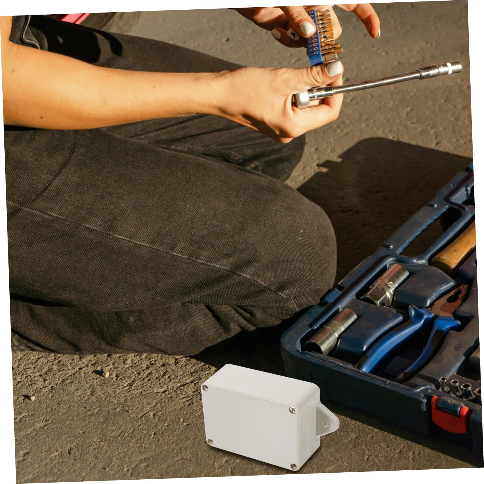 OSALADI 10pièces Boîte De Jonction Étanche Plastique Pour Circuits Électriques Extérieurs Boîtier De Pour Électroniques Dimensions