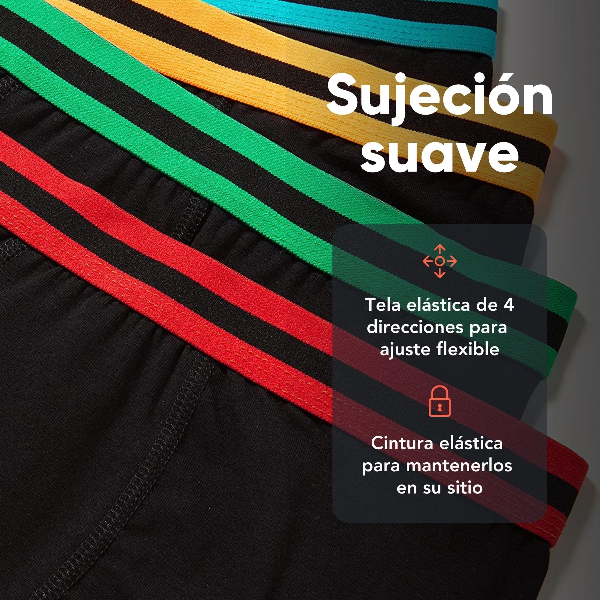 Bóxers FM London para niños con Cintura elástica Paquete de 8 - Calzoncillos bóxer cómodos para niños
