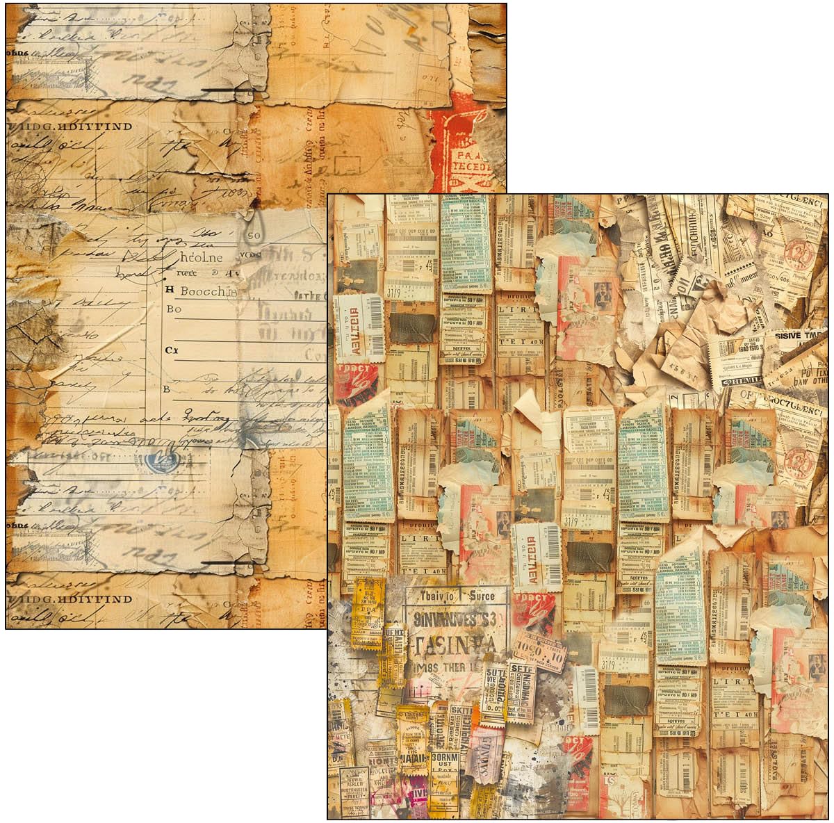 Ciao Bella Mixed Media Book A4 Motivpapier Scrapbooking DIY