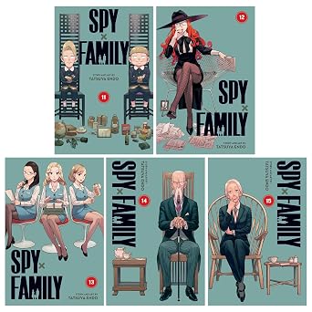 Spy x Family Series Vol 11-15 by Tatsuya Endo 5 Books Collection Set