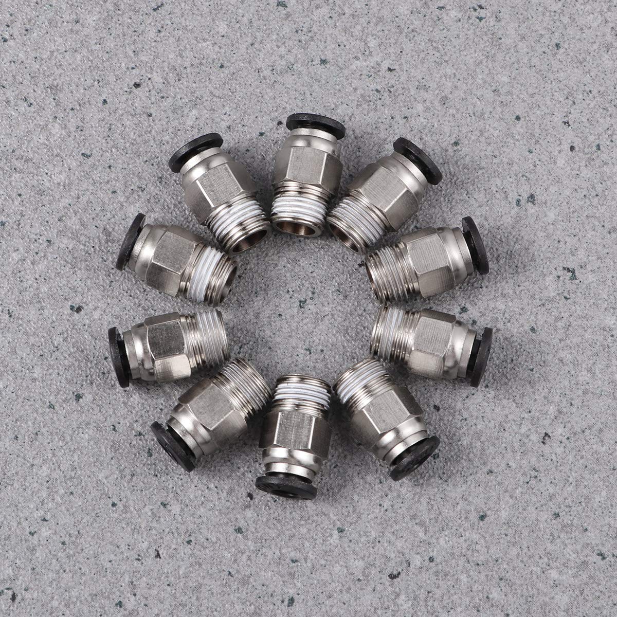 Zerone PC4-M10 & PC4-M6 Stecker – 20 Stück, Für Bowden-Extruder & 3D-Drucker, 4 Mm PTFE-Rohr