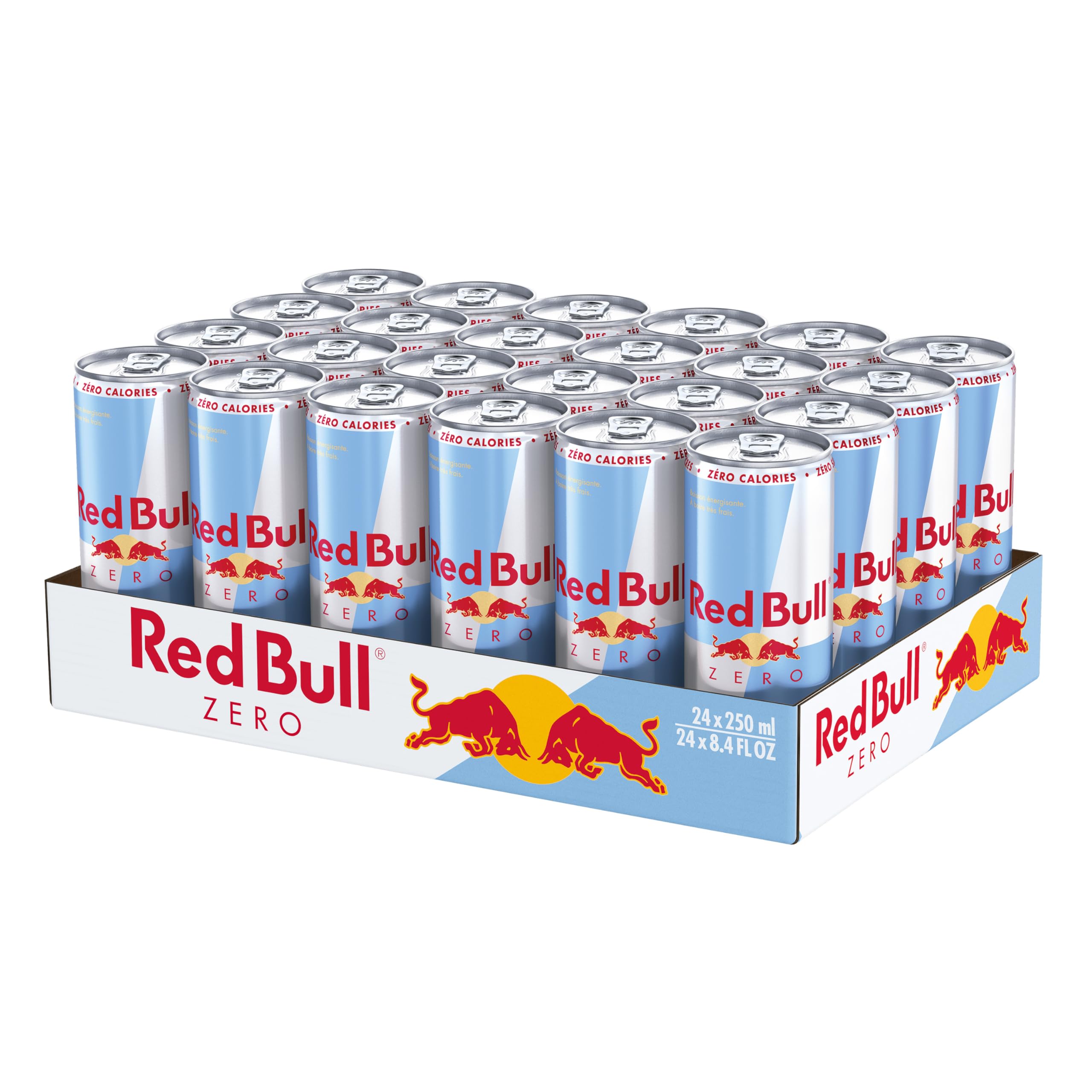 Red Bull, Boisson énergisante, ZERO, 24x250ml
