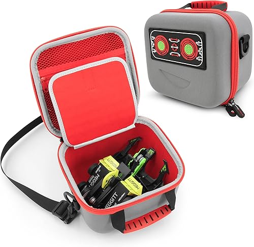 CASEMATIX Funda de transporte compatible con robots rivales, robots de lucha, accesorios de robot de batalla y más juguetes de Battle Bot, incluye