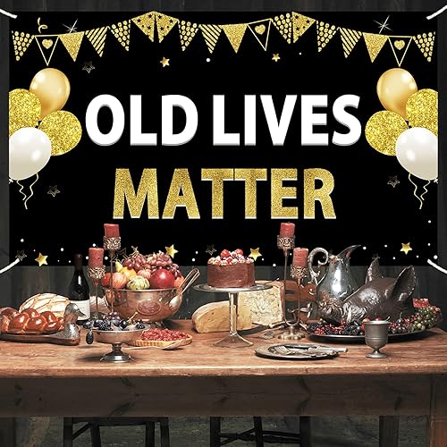 Miniatura 4 de Divertidas decoraciones de cumpleaños pancarta de la vieja vida importa suministros de fiesta de feliz cumpleaños para adultos suministros de fiesta