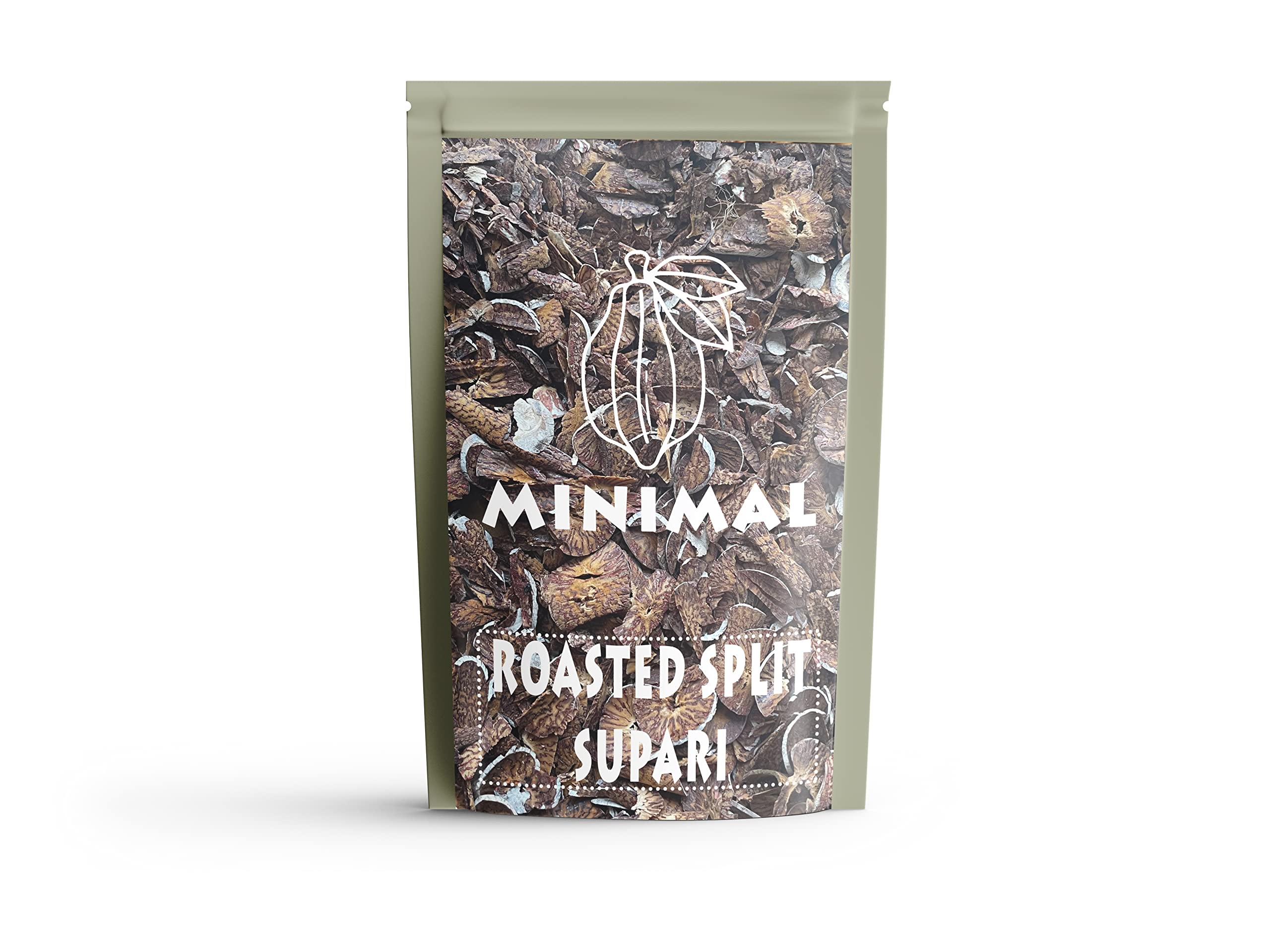 Minimal Roasted Split Arecanut Bites(Roasted Supari),400g