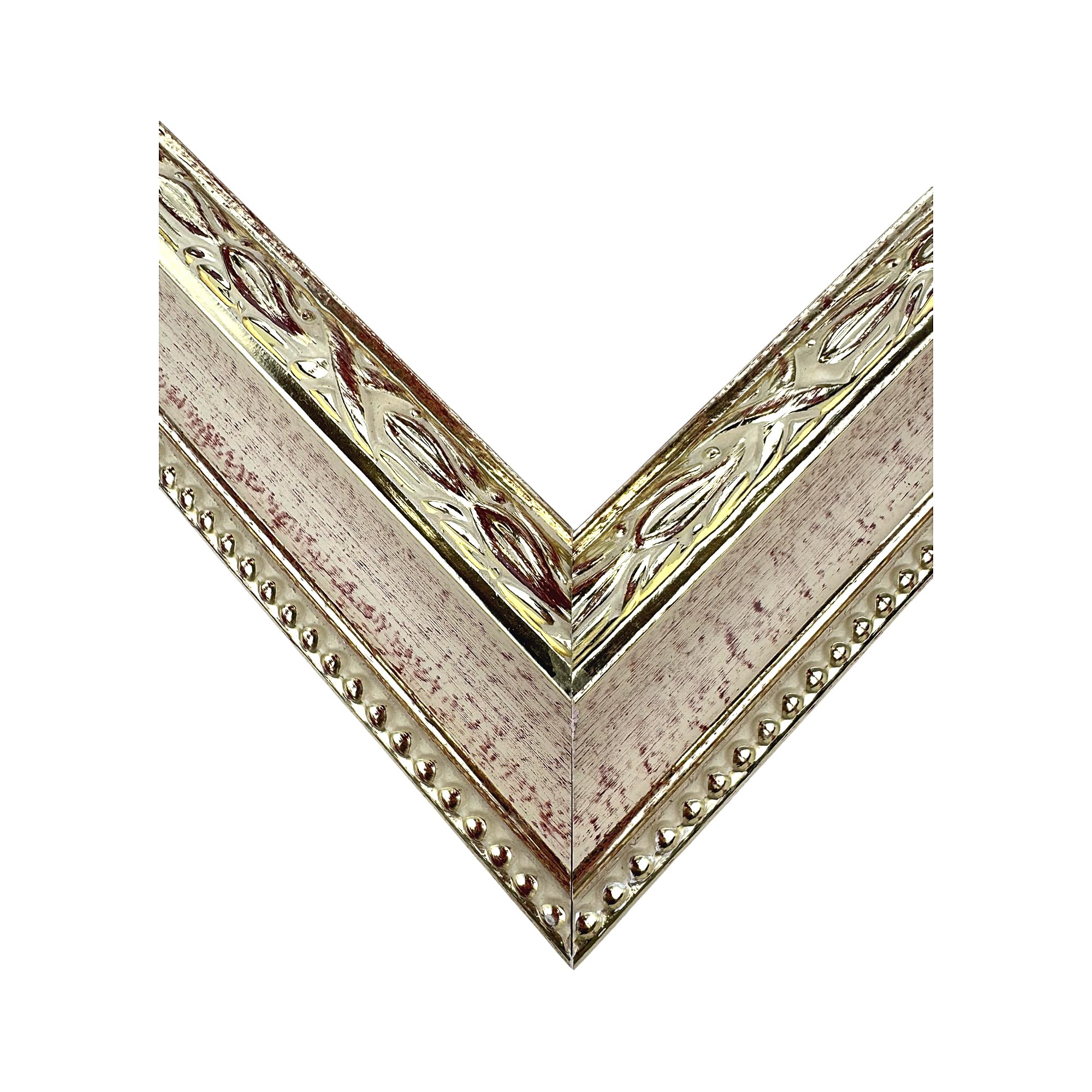 Maestri Artigiani - Cornice Shabby Chic Rosa in Legno da Parete per Quadri Tele Made in Italy (30 x 40 cm)