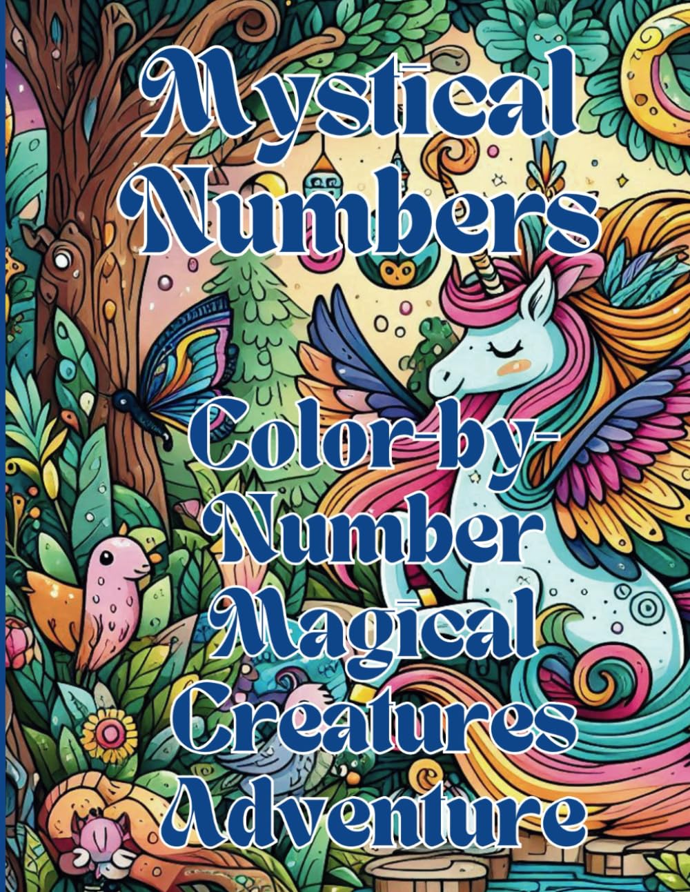 Mystical Numbers: Color-by-Number Magical Creatures Adventure (Calm & Color Series!)
