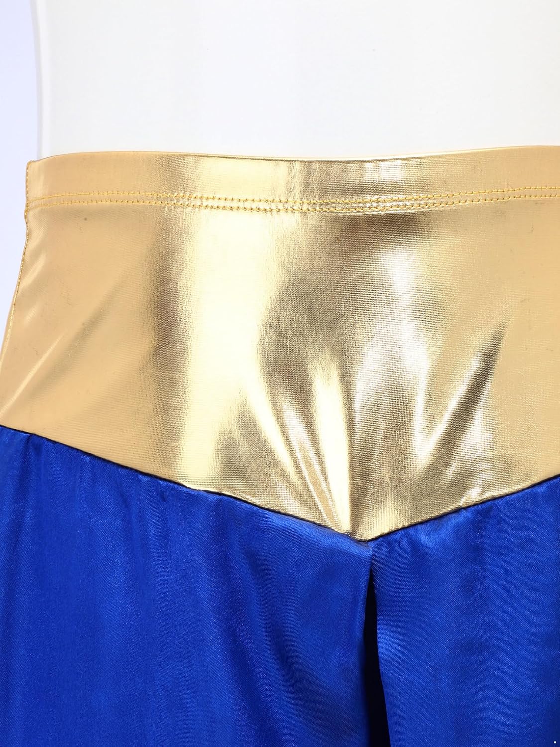 Hularka Arabic Dance Harem Pants for Boys Birthday Party Shiny Metallic Arabian Prince Baggy Trousers
