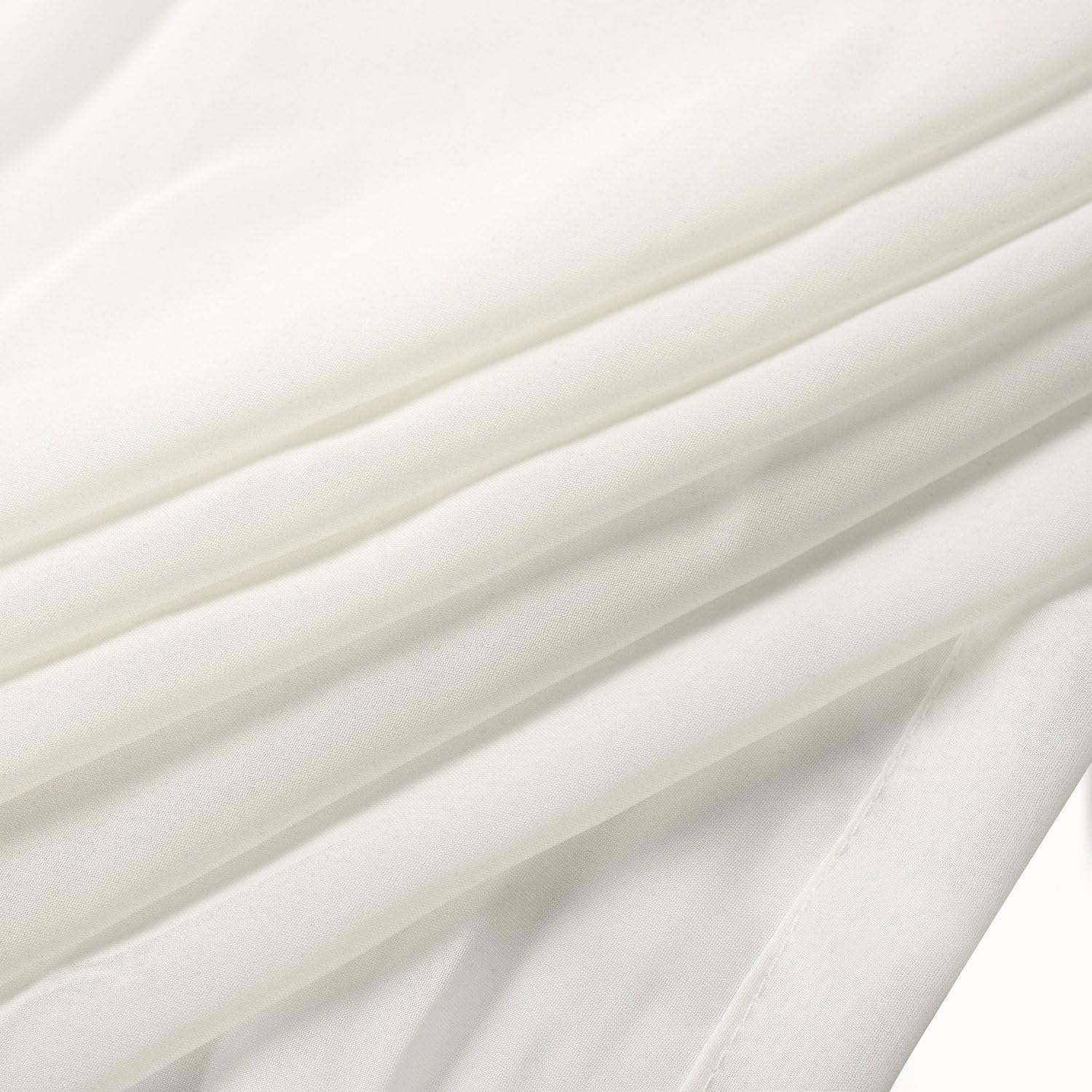 cololeaf Extra Wide Sheer Curtains Indoor Outdoor Panels for Living Room Bedroom Kids Room Kitchen Garden - Tab Top - Beige 150" W x 102" L (1 Panel)