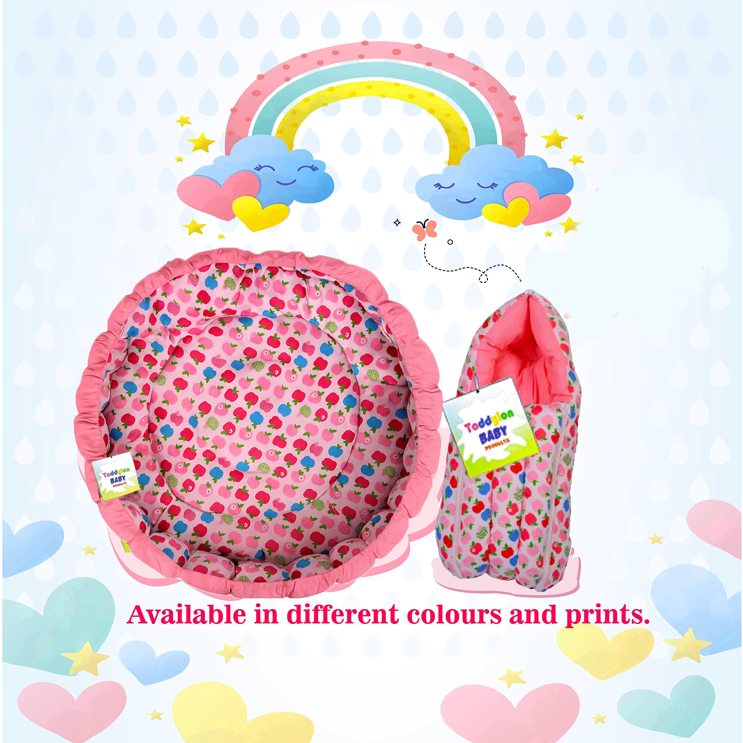 Toddylon Baby Gifts Set for New Born Unisex Clothing Gift Hamper 26 in 1 Products All Newborn Combo Hospital Kit | Clothes | Maternity Essentials | Infant Essential | Baby Shower (0-6 Months) (Pink) 3