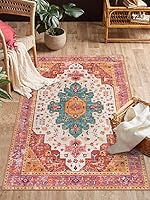 Vista 70 de Moynesa Alfombra Pasillo Ultra-Delgada Lavable - Alfombra Pasillo Antideslizante 2x6 Sin Deslizamiento Alfombra Cuarto de Lavado, Alfombra Vintage