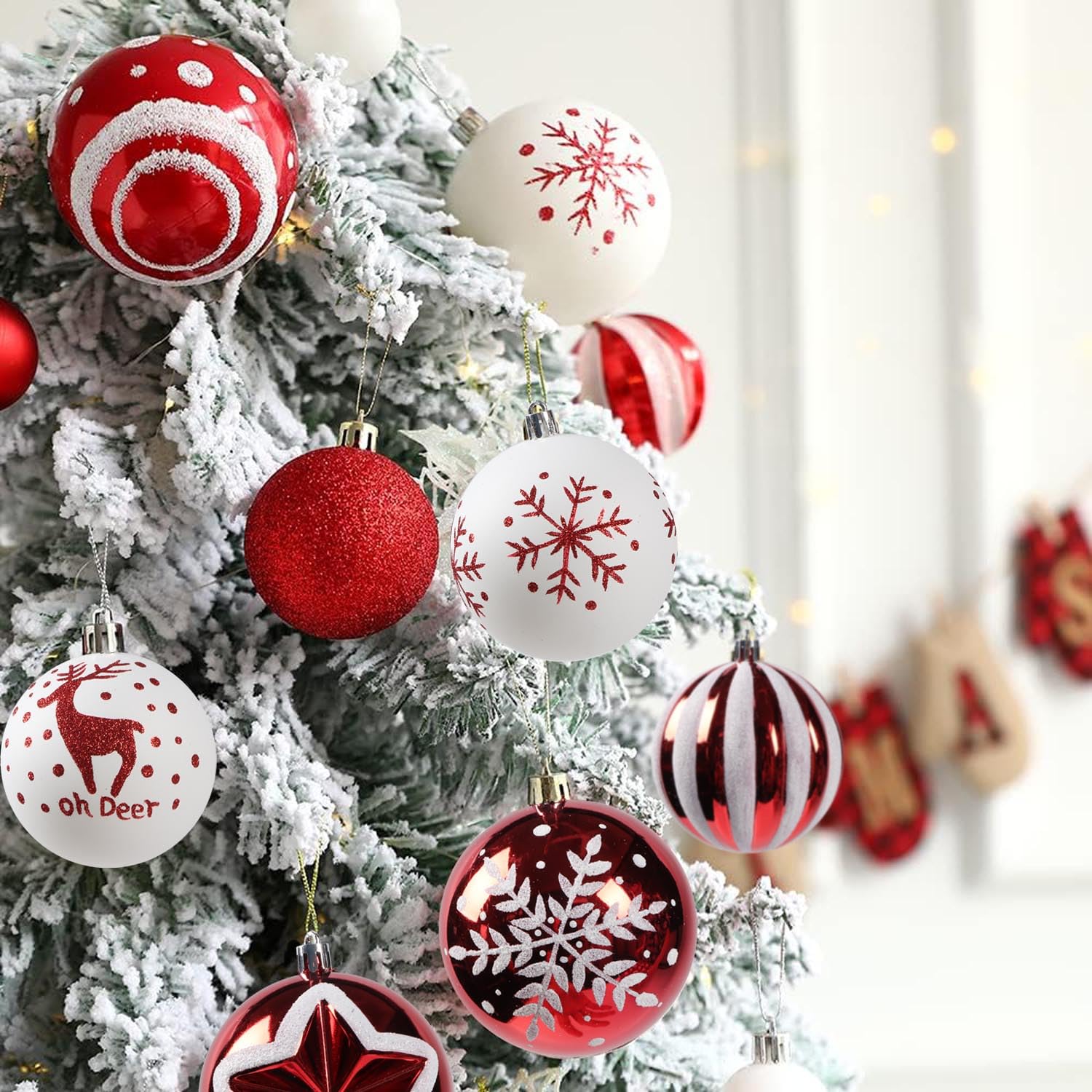12 Palline Di Natale In Velluto Rosso 8 Cm, Infrangibili, Con Gancio, Per Albero E Decorazioni Natalizie