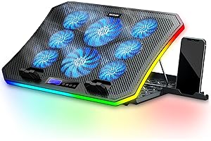 Ultimate Electronic Chill Station: MOOJAY Laptop Cooling Pad for Gamers