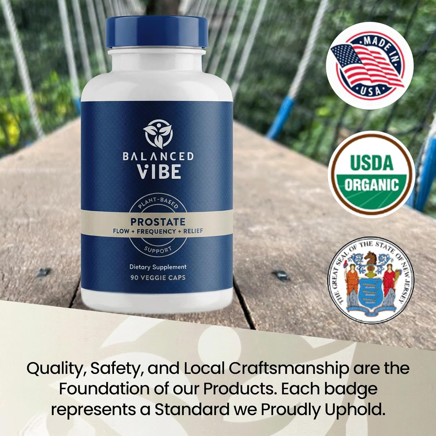 Balanced Vibe Saw Palmetto for Men – Prostate Wellness Support with Urinary Comfort Support – Daily Ease Formula – Extra Strength Saw Palmetto Capsules – 90 Count