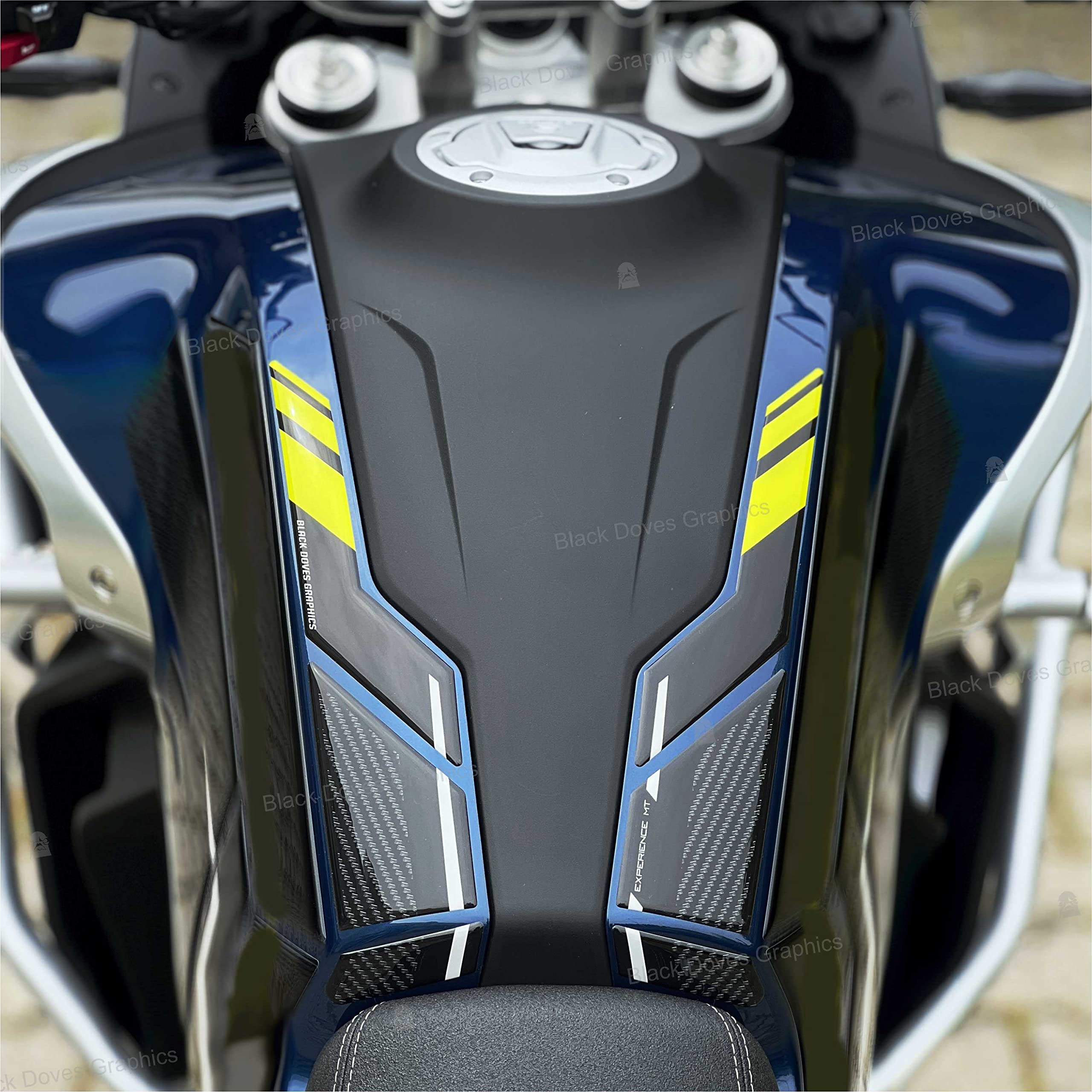 Adesivi 3D in Resina Protezioni Compatibili con CF Moto 800MT Touring 2022 (Protezione Serbatoio)