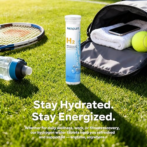 Miniatura 8 de Tabletas de agua de hidrógeno - Tableta de hidrógeno molecular de 16 PPM - 200 mg de magnesio - Tabletas de hidrógeno de disolución rápida para agua