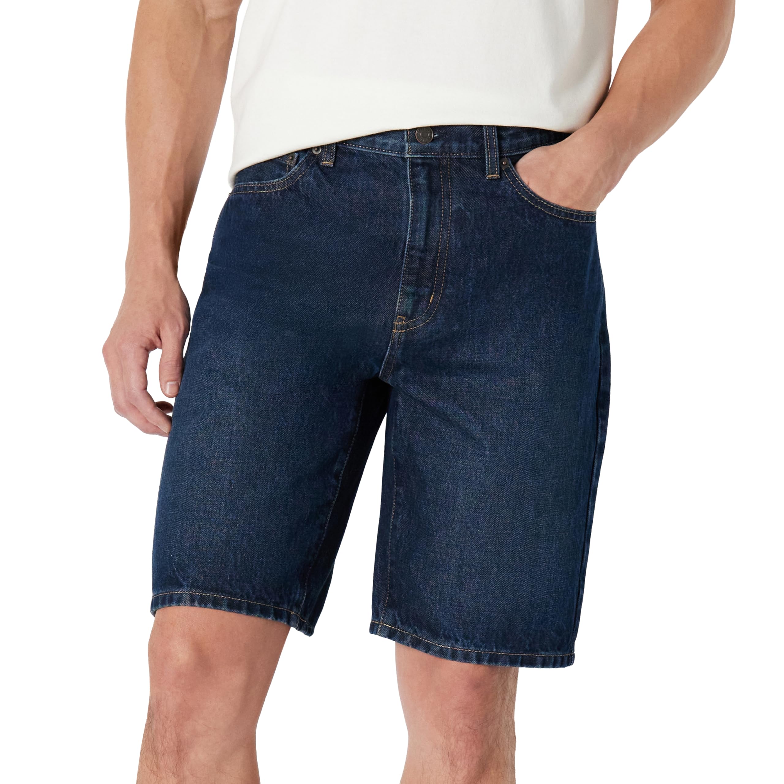 Amazon Essentials Men's Rigid Relaxed-Fit Jean Shorts — view 6