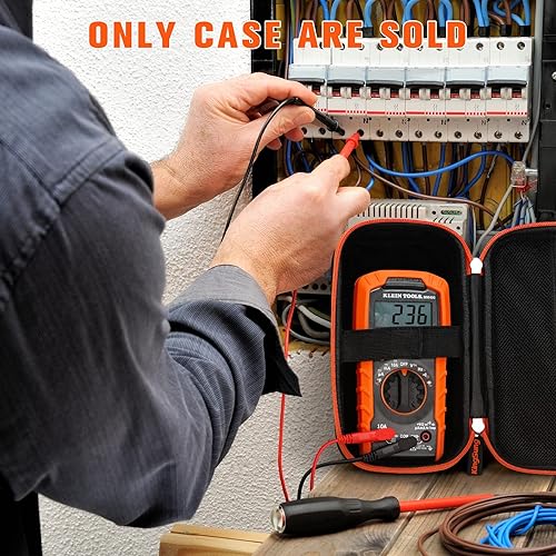 Miniatura 20 de Paquete Hard Caser con correa magnética de repuesto para Klein Tools MM400/MM325/MM300/MM200/ET140/MM720 multímetro digital por KingSung