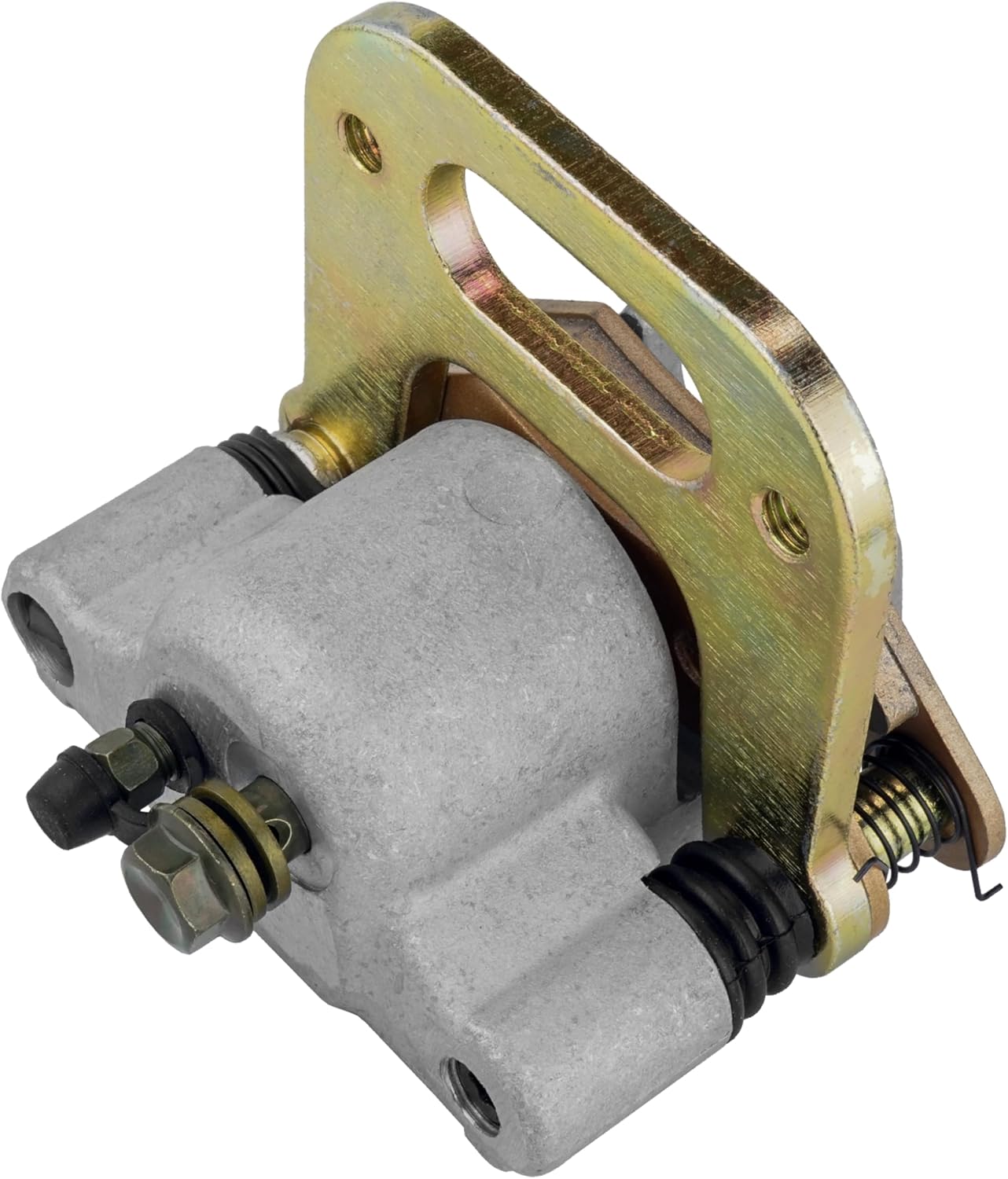 Caltric Front Left Brake Caliper with Pads Compatible with Polaris Trail Boss 350L 350 L 4X4 1990-1993