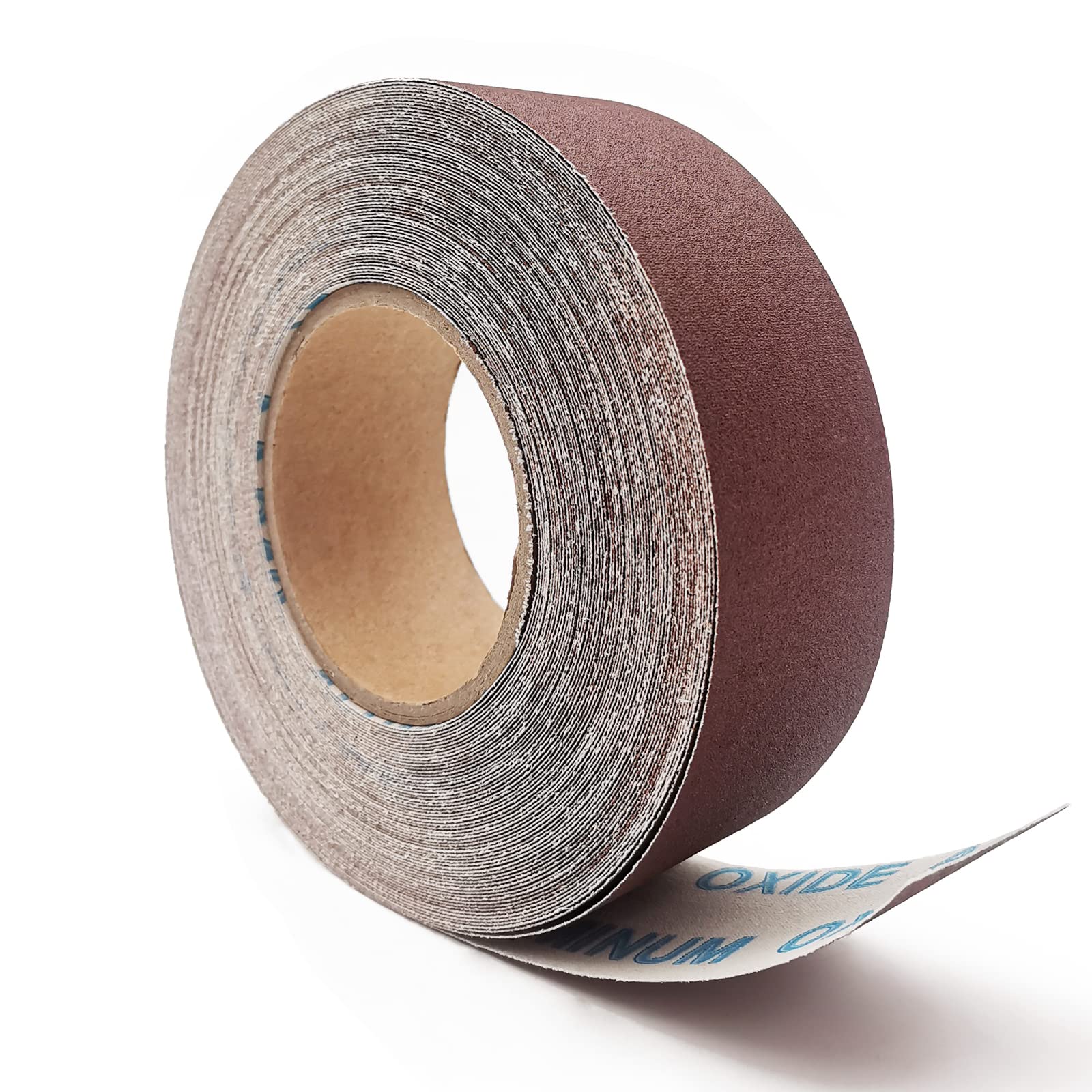 Emery Cloth Roll, 2 inches Wide 78.7 feet Long Ready-to-Cut Ready-to-Wrap Abrasive Sand Paper Roll Metal Glass Carpentry Sanding Paper Sander Belts (240 Grit)
