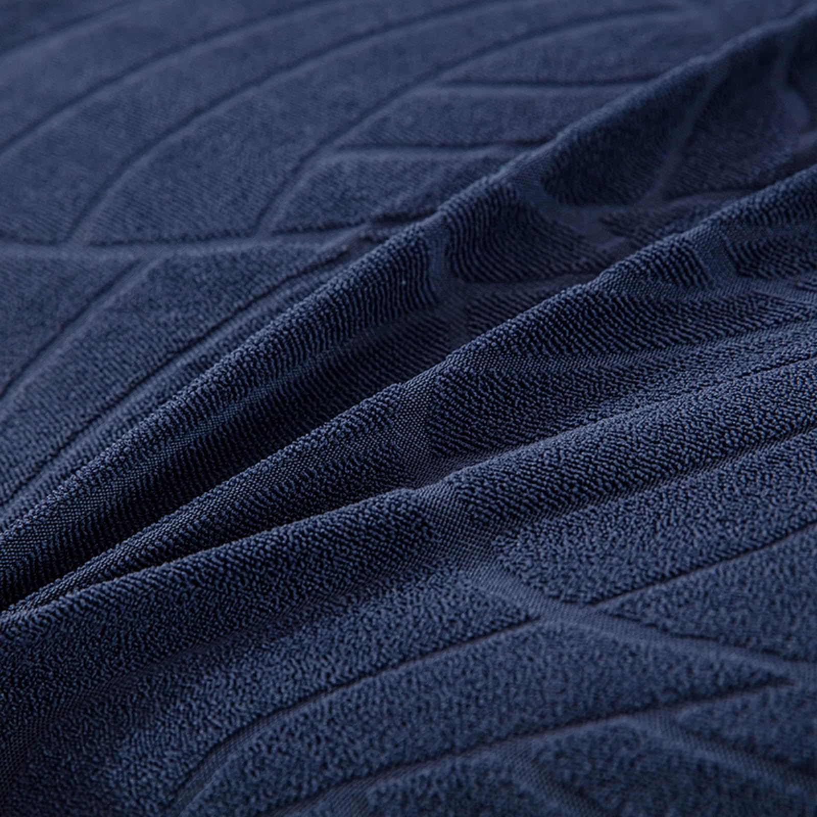 Copripoltrona Relax Reclinabile Impermeabile 1 Posto Copri Poltrona Reclinabile con Braccioli Jacquard Fodera per Poltrona/Divano Reclinabile Elasticizzata copripoltrone Antigraffio,Navy-1seat(4pcs)