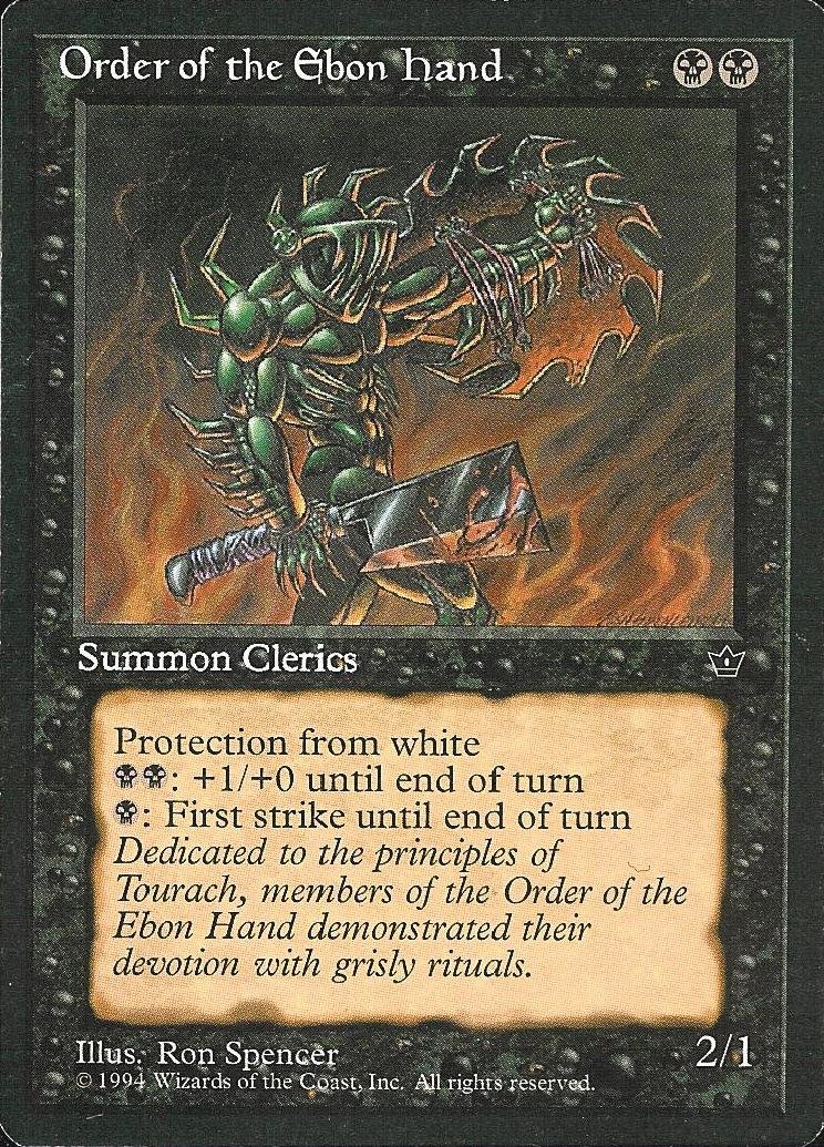 Magic The Gathering - Order of The Ebon Hand (Ron Spencer