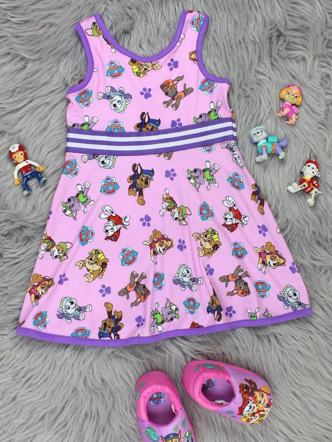 Paw Patrol Toddler Girls Fit and Flare Ultra Soft Dress - Image 2