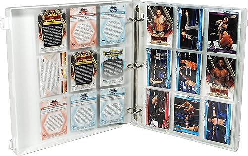Miniatura 2 de UniKeep WWE WrestleMania - Carpeta de almacenamiento de tarjetas coleccionables con temática de WWE - Completo con 20 páginas de tarjetas