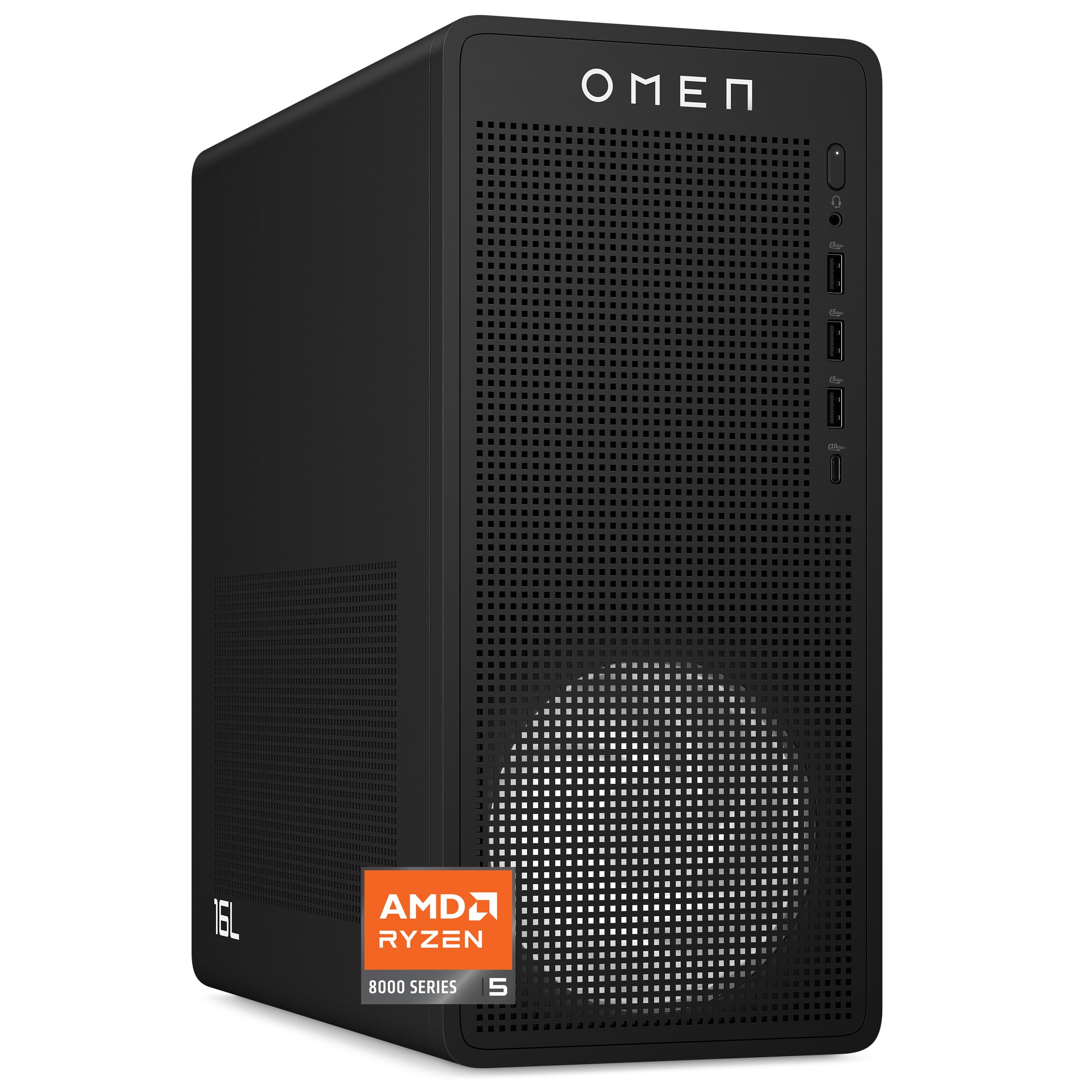 HP OMEN 16L Gaming Desktop | AMD Ryzen 5 8400F Processor | 16GB