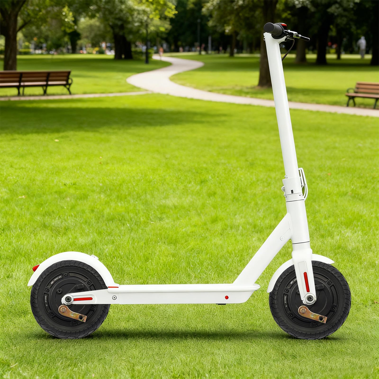 Scooter elettrico da 48 V, 2 motori da 350 W con pneumatici in gomma piena, motore a mozzo da 8 pollici, doppio kit brushless, 3 marce + funzione retromarcia, fai da te per scooter, skateboard, kart