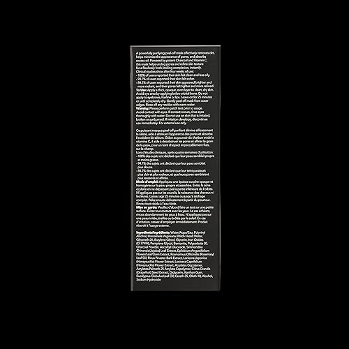 Miniatura 2 de boscia Máscara de carbón luminizante mascarilla facial vegana cuidado de la piel sin crueldad removedor de puntos negros de carbón activado