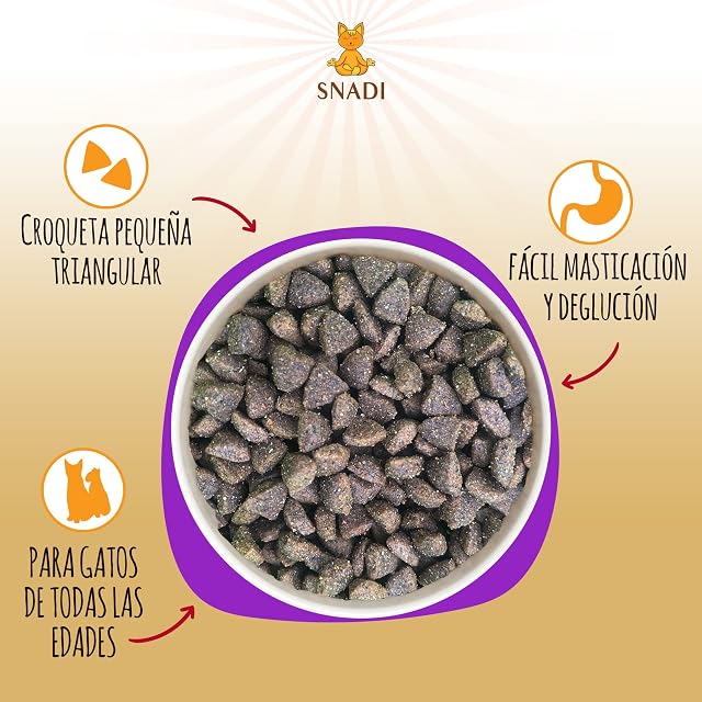 Foto 3 de 4 de 10 kg - pienso sin Cereales para Gatos con Pescado y Carne Fresca. Rico en proteínas. Cachorros, Adultos…