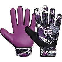 Soccer Goalie Gloves for Kids Boys Children,Youth & Adult Football Goalkeeper Gloves with Double Wrist & Finger Spine Protection Along 4mm Anti-Slip Strong Grips Latex Palm