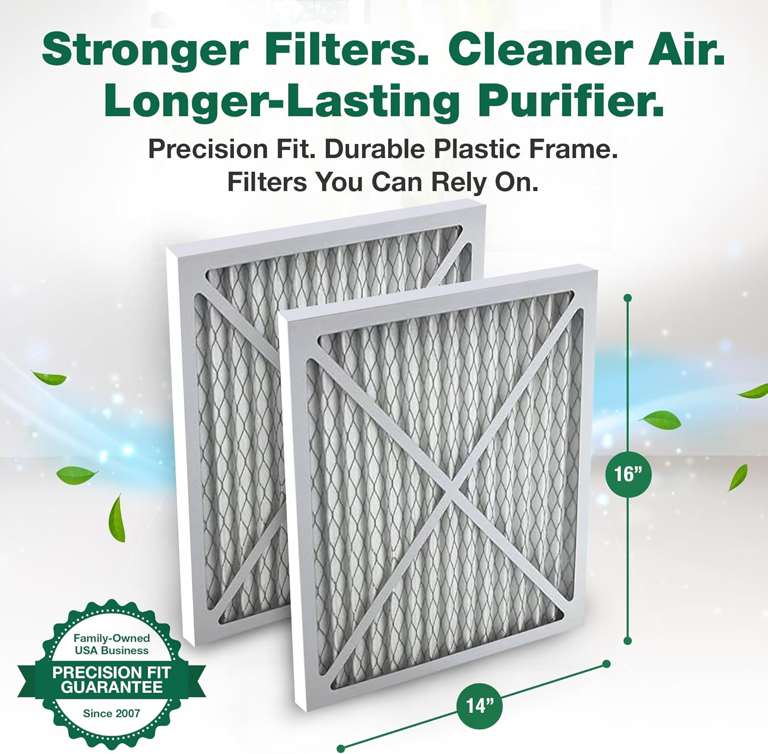 Crucial Air Purifier 2 Filters – Compatible with Hunter® Brand Filter Part # 30931 – Models 30201, 30212, 301213, 30240, 30241, 30251, 30378, 30379, 30380, 30381, 30382, 30383 – (2 Pack) - Image 6