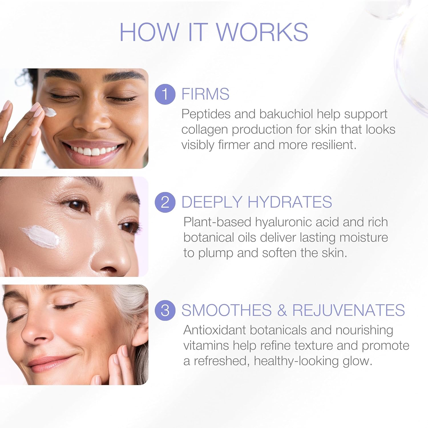 YOUN Beauty Peptide + Bakuchiol Moisturizer by Holistic Dr. Anthony Youn – Paraben-Free Retinol-Alternative Face Moisturizer to Support Collagen Production, Skin Hydration and Elasticity, 50ml